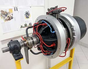 Prototipo di motore toroidale Diesel 2 tempi 